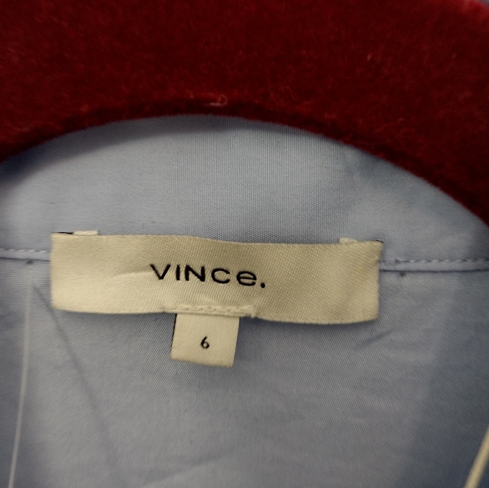 Vince Wrap Bodice Shirt Dress size 6 NWT - Picture 6 of 17